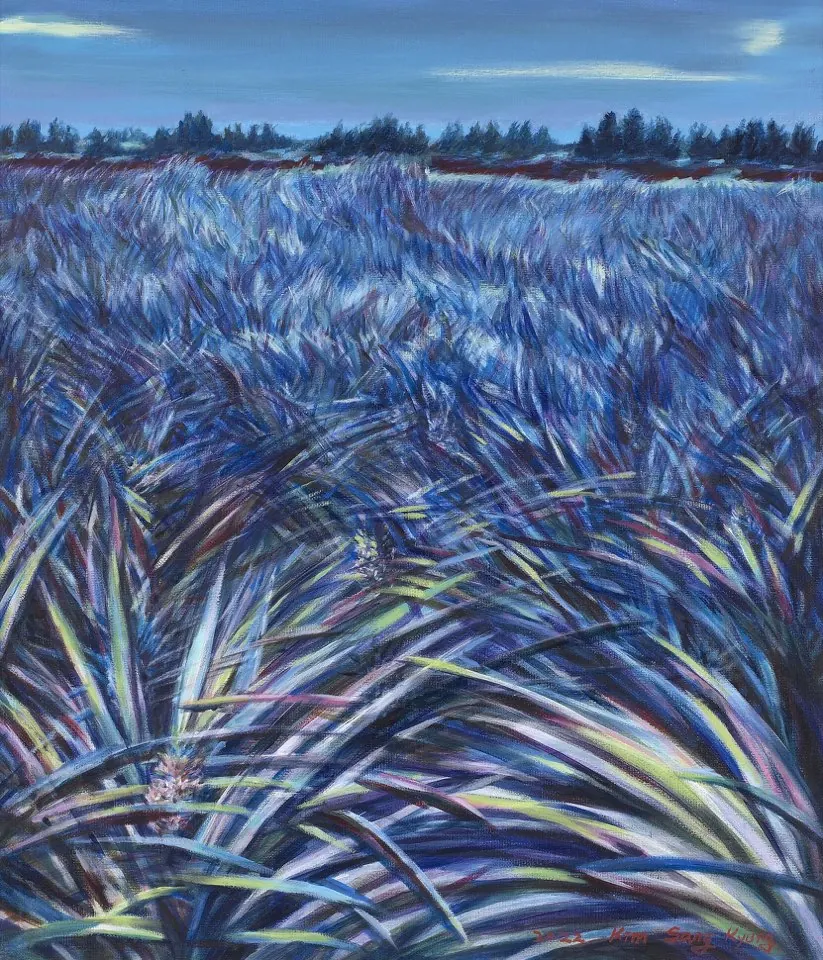 Moonlight-pineapple farm